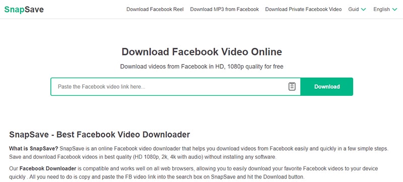 SnapSave Downloader